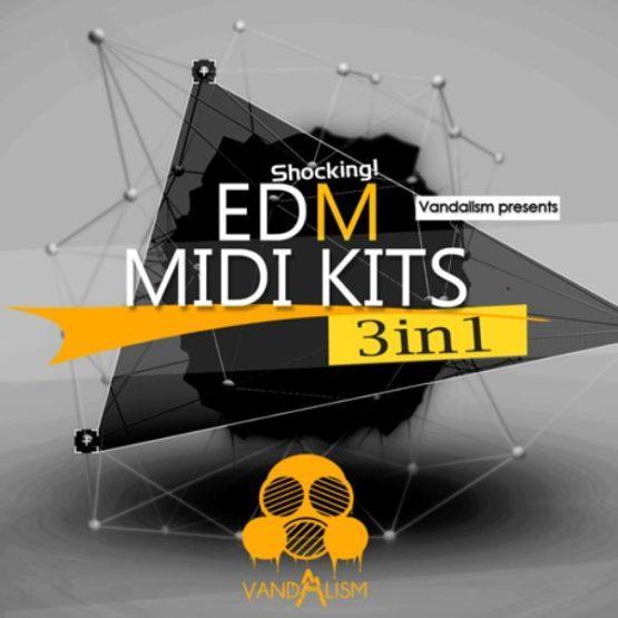 Shocking EDM MIDI Kits 3in1 by Vandalism