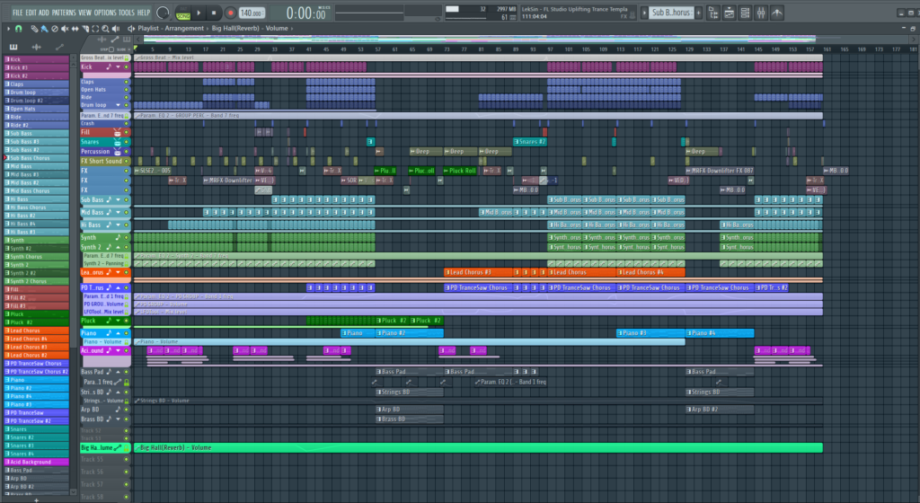 Night Sky - Uplifting Trance FL Studio Template Vol. 1 by LekSin Screenshot