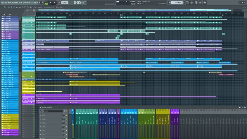 Oceans - Epic Uplifting Trance FL Studio Template by LekSin screenshot 1