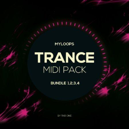 Myloops Trance MIDI Bundle 1,2,3,4 by TH3 ONE