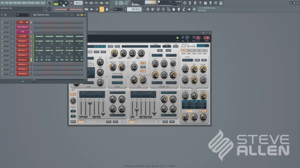 Steve Allen Trance Masterclass 2021 - Part 3 (Mid Bass) screenshot 1