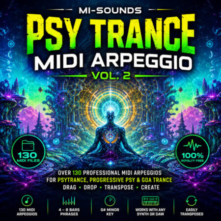 MI-Sounds Psy Trance MIDI Arpeggio Vol. 2